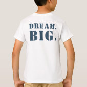 Gepersonaliseerd fotoscript Afstuderen T-shirt (Achterkant)