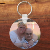 Gepersonaliseerd fotosleutelhanger sleutelhanger (Achterkant)