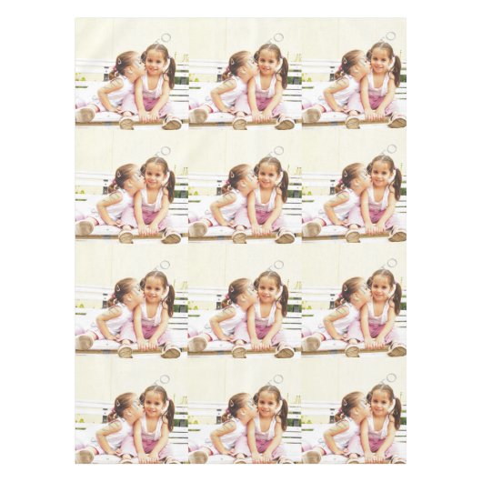 Gepersonaliseerd fototafelkleed. Maak je eigen Tafelkleed (Voorkant)