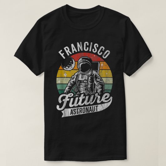 gepersonaliseerd Francisco Future astronaut Sp T-shirt (Design voorkant)
