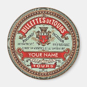 Gepersonaliseerd Frans apothekerslabel Magneet (Voorkant)