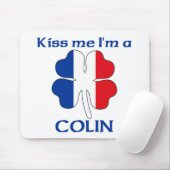 Gepersonaliseerd Frans Kus Ik ben Colin Muismat (Met muis)