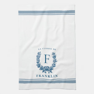 Gepersonaliseerd Frans Land Kitchen Dish Towel Theedoek