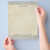 Gepersonaliseerd  Franse Regering Flyer (Hand)