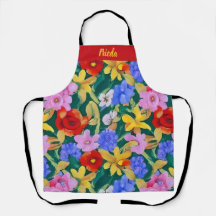 Gepersonaliseerd Frida Kahlo Painted Flowers Schor