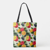 Gepersonaliseerd fruit - Levendige gezonde levenss Tote Bag (Achterkant)