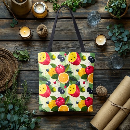 Gepersonaliseerd fruit - Levendige gezonde levenss Tote Bag