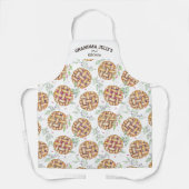 Gepersonaliseerd fruittaartpatroon, aangepaste tek schort (Voorkant)