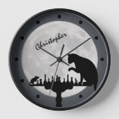 Gepersonaliseerd Full Moon Cat en Mouse Chess Game (Voorkant)