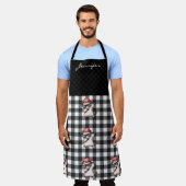 Gepersonaliseerd Fun Cat All-over Print Schort (Gedragen)