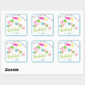 Gepersonaliseerd FunDay-Verjaardag Stickers (Vel)