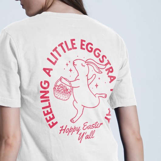 Gepersonaliseerd Funny Easter Bunny Shirt met naam