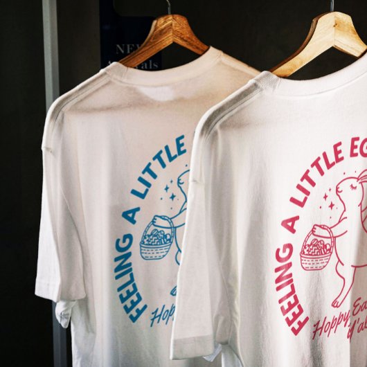 Gepersonaliseerd Funny Easter Bunny Shirt met naam