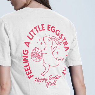 Gepersonaliseerd Funny Easter Bunny Shirt met naam
