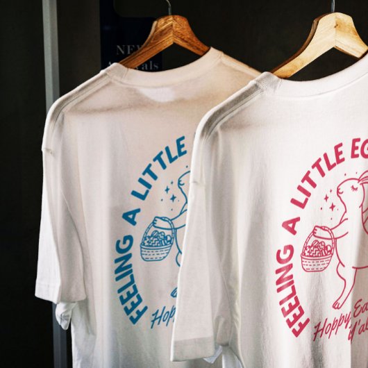 Gepersonaliseerd Funny Easter Bunny Shirt met naam