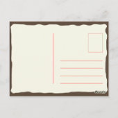 Gepersonaliseerd - Funny Pink Donut Dessert Hartel Briefkaart (Achterkant)