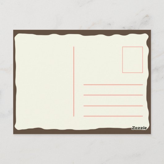 Gepersonaliseerd - Funny Pink Donut Dessert Hartel Briefkaart (Achterkant)