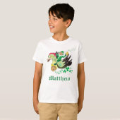 Gepersonaliseerd Funny St Patrick's Leprechaun T-shirt (Voorkant volledig)