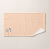 Gepersonaliseerd G Initiaal Silver Monogram Jouw n Bad Handdoek (Handdoek)