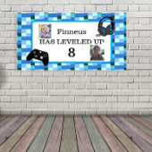 Gepersonaliseerd gamen, standaard blauw spandoek
