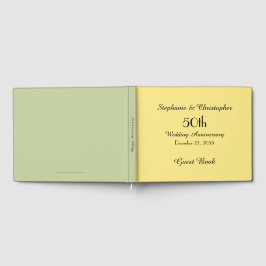 Gepersonaliseerd Gastenboek 50e Jubileum Party