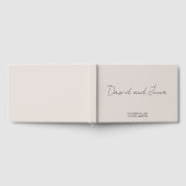 Gepersonaliseerd gastenboek, aangepaste bruiloft g gastenboek (Volledig)