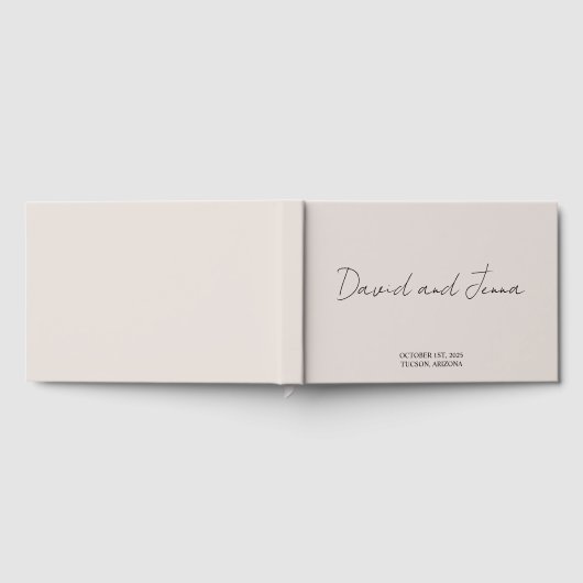 Gepersonaliseerd gastenboek, aangepaste bruiloft g gastenboek (Volledig)