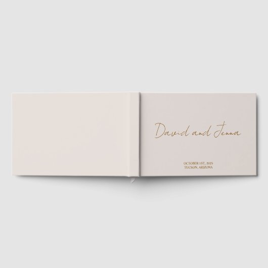 Gepersonaliseerd gastenboek, aangepaste bruiloft g gastenboek (Volledig)