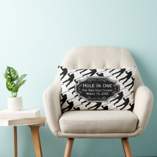 Gepersonaliseerd gat in één Man grot GOLFER's onde Kussen