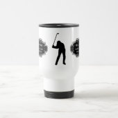 Gepersonaliseerd gat in één Man grot GOLFER's onde Reisbeker (Center)