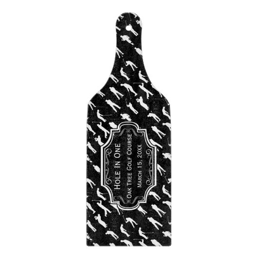 Gepersonaliseerd gat in één Man grot GOLFER's onde Snijplank (Voorkant)