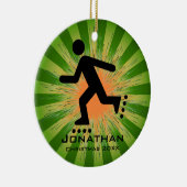 Gepersonaliseerd Gealigneerd het Schatsen Ornament (Rechts)