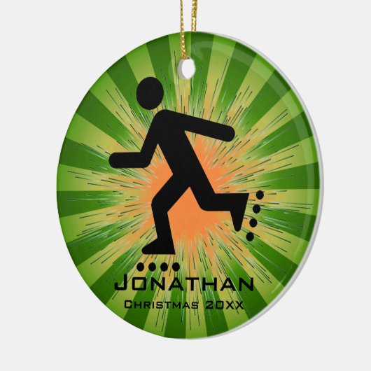 Gepersonaliseerd Gealigneerd het Schatsen Ornament (Links)