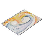 Gepersonaliseerd Gebedsdagboek Madonna en Kinderku Notitieboek (Linkerzijde)