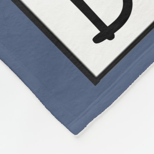 Gepersonaliseerd Gebied met de Tekst van de Douane Fleece Deken (Hoek)