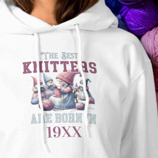 Gepersonaliseerd Geboorte Jaar Shirt voor Breien L