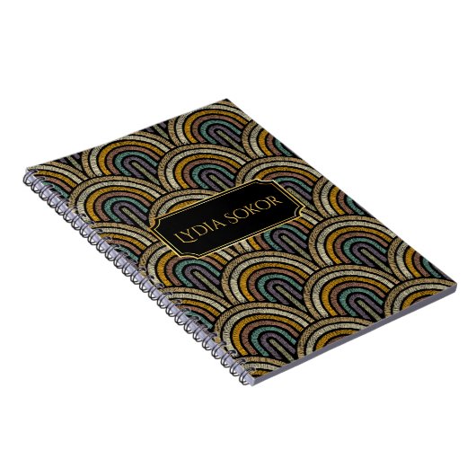 Gepersonaliseerd geborduurd Notitieboek (Rechterzijde)