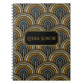 Gepersonaliseerd geborduurd Notitieboek (Voorkant)