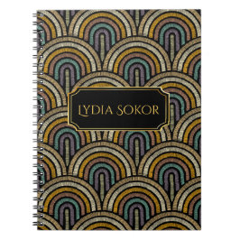 Gepersonaliseerd geborduurd Notitieboek