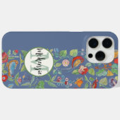 Gepersonaliseerd geborduurd patroon Case-Mate iPhone case (Achterkant (horizontaal))