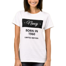 Gepersonaliseerd geboren in 1960