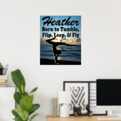 GEPERSONALISEERD GEBOREN OP HET POSTER VAN TUMBLE (Thuiskantoor)