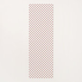 Gepersonaliseerd Gecontroleerd Blush roze dubbelzi Yogamat (Achterkant)
