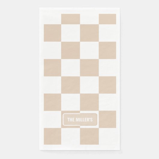 Gepersonaliseerd Gecontroleerd Licht Neutraal Servet (Voorkant)