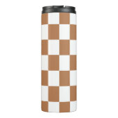 Gepersonaliseerd gecontroleerd neutraal cognac Cam Thermosbeker (Achterkant)