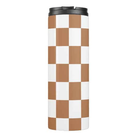 Gepersonaliseerd gecontroleerd neutraal cognac Cam Thermosbeker (Achterkant)