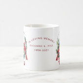 Gepersonaliseerd gedenkteken altijd in ons hart koffiemok (Center)