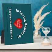  gepersonaliseerd gedenkteken fotoplaat (Zijkant)