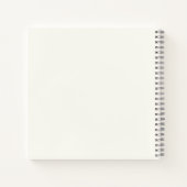 Gepersonaliseerd gedicht, liedtekst, citaat notitieboek (Achterkant)