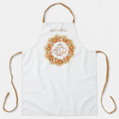 Gepersonaliseerd Geef Bedankt pompoenen Schort (Voorkant)